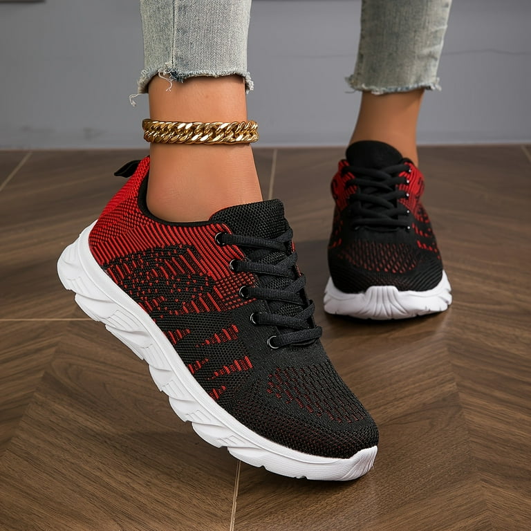 All-Over Print outlets Women's Sports Shoes | Flying Woven