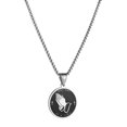 thumbnail image 6 of HZMAN Serenity Prayer Cross Stainless Steel Pendant Necklace Praying Hands Coin Medal, 6 of 6