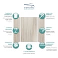 thumbnail image 3 of Transolid Ewk484872 Expressions 48" W X 48" D X 72" H Three Panel Shower Wall Kit -, 3 of 6