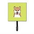 thumbnail image 2 of Carolines Treasures Checkerboard Lime Green Shiba Inu Leash or Key Holder 7Hx4.25W multicolor, 2 of 2