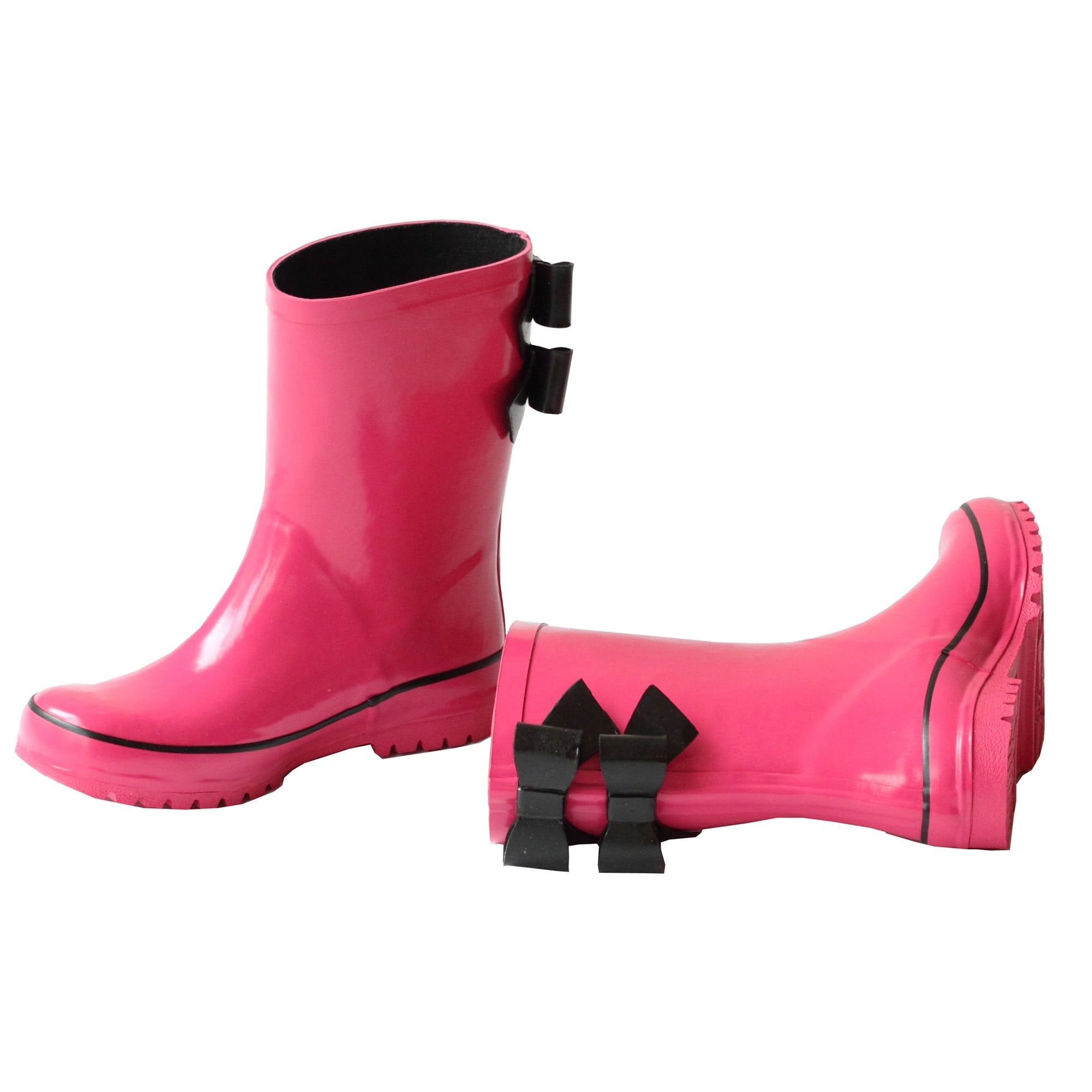 Double Bow Rain Boots 11-4 Kids 