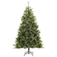 thumbnail image 7 of vidaXL Artificial Hinged Christmas Tree 300 LEDs & Ball Set 94.5", 7 of 7
