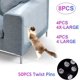 thumbnail image 2 of Protector para rascar gatos, 8 piezas, protector para rascar gatos, juego de protección para muebles, protector para rascar sofá, 2 of 4