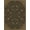 Brown Green, Pattern 1, variant on Design&I 5'x7' Washable Area Rug Moody Botanical Bird Vintage Border Whimsical Foliage Scroll for Guest Room, Lounge, Apartment, Flatweave & Daily Traffic Ready