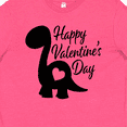 thumbnail image 4 of Inktastic Happy Valentines Day with Dinosaur Silhouette and Heart Youth T-Shirt, 4 of 5