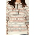 thumbnail image 3 of Shyanne Women's Southwestern Striped Print Fleece Hoodie - SRFA24K5-CRML X-  US, 3 of 4