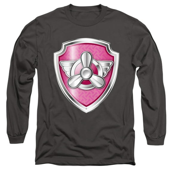 Paw Patrol Skye Badge Unisex Adult Long-Sleeve T Shirt