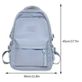thumbnail image 2 of Shoulder Bag Multi-Pocket Student Backpack Waterproof for Laptop Book (Blue), 2 of 9