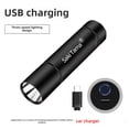 thumbnail image 4 of High-Power USB Rechargeable LED Flashlight - 98000 Lumen Fixed-Focus, Mini Portable Multi-Functional Torch for Students, Work & Outdoor Use, Durable Quality, Wholesale Gift Option (Dark Night Black), 4 of 5