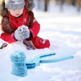 thumbnail image 4 of 2 De Arena Para Nieve De Invierno, Clip Para Hacer Bolas De Nieve De Dinosaurio, Juguetes Para Niños Al Aire Libre, Azul Sunnimix Clip para hacer bolas de nieve, 4 of 8