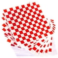 thumbnail image 1 of Avant Grub Papier Ciré Alimentaire Extra Large Rouge et Blanc 15 x 15 Po, 300 Feuilles, 1 of 7