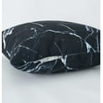thumbnail image 4 of Ada Home Decor Decorative Square Throw Pillow, 18" x 18", Black Marble Printed, 4 of 6
