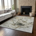 thumbnail image 6 of Addison Rugs Mayfield Washable Transitional Abstract Taupe Rectangle Rug, 10' x 14', 6 of 6