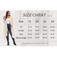 thumbnail image 5 of Cueply Women's Plus Size Cardigan Lightweight Long Sleeve Maxi Long Knitted Tops Open Front Sweater, 5 of 6