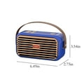 thumbnail image 3 of TIMIFIS Radio Bluetooth Speaker Outdoor Portable Bluetooth Stereo Radio Wireless Retro Handheld Support TF Card - Summer, 3 of 6