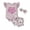 Lavender, variant on Bagilaanoe 3pcs Newborn Baby Girl Shorts Set Fly Sleeve Letter Print Romper Tops + Flower Shorts + Hairband 6M 12M 18M 24M Infant Casual Summer Clothes