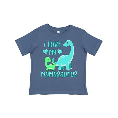 

Inktastic I Love My Mamasaurus Cute Brontosaurus Family Gift Toddler Boy or Toddler Girl T-Shirt