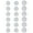 White, variant on Ear Tips Eartips Earbuds Tips Replacement for in-Ear Headphones,18 Pairs Soft Silicon Eartips with 3.8mm Connector Hole