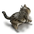 thumbnail image 2 of 10 pc Cute Plastic Pendants with Platinum Tone Iron Loop Cat Charm Black 42x46x20mm Hole: 2mm, 2 of 2