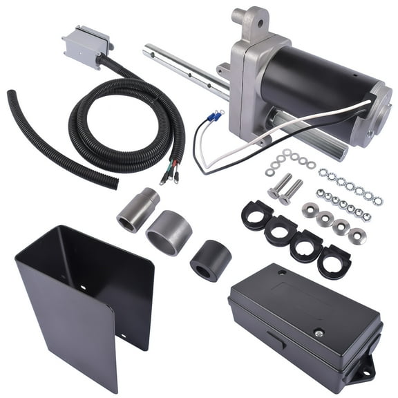 NEWZQ Electric Powered Trailer Jack Kit - 12000 lbs Replace 1824200100 Black