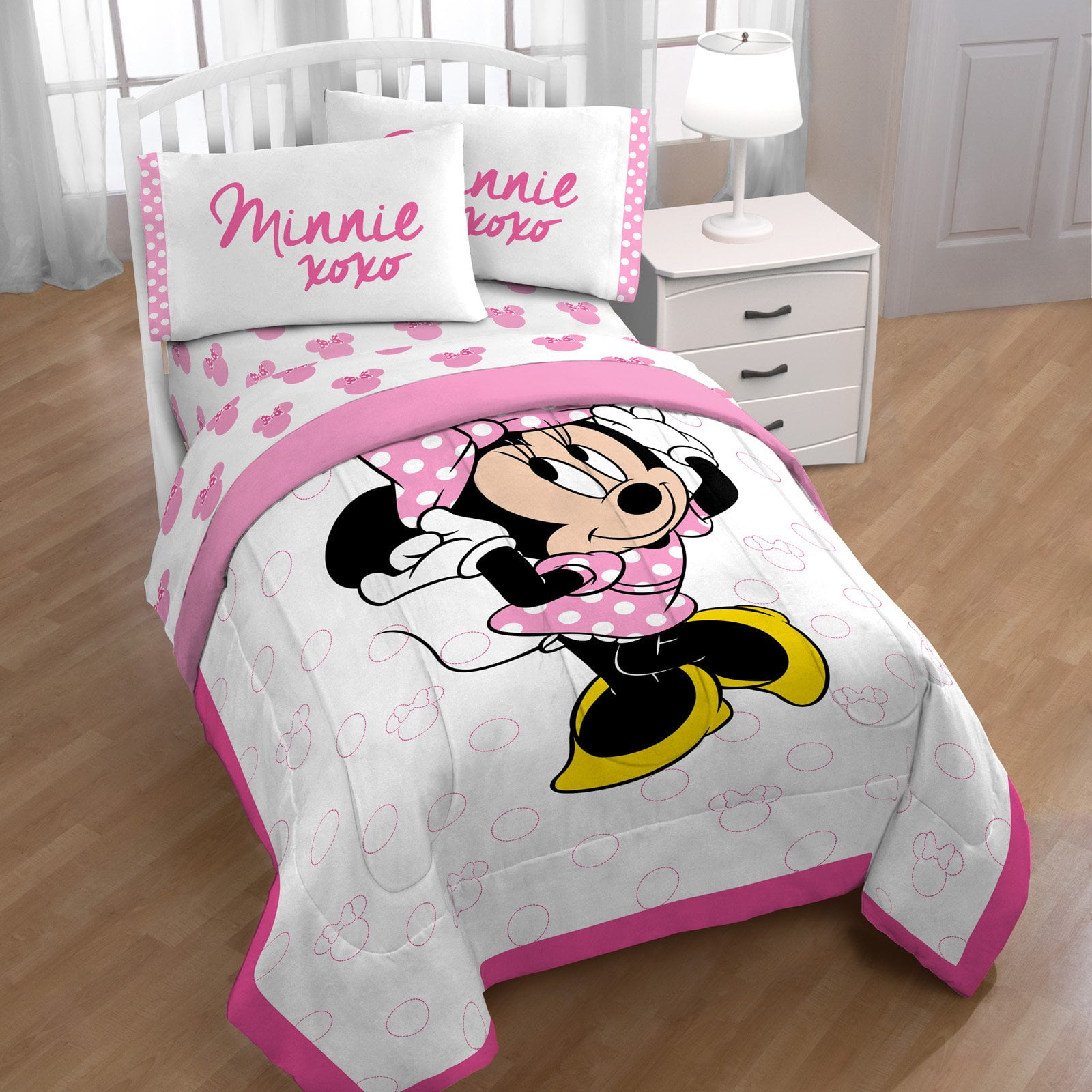 minnie mouse crib set walmart