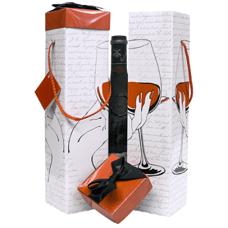 Wine Gift Box Medoc X2 Glass Collection Reusable Caddy Easy To Assemble No Glue Required Gift