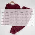thumbnail image 3 of Pajama Set for Women Loose Solid And Winter Underwear Loungewar Thick And Velvet Warm Long Sleeves Top Pants Pajama Sets, 3 of 7