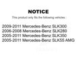 thumbnail image 2 of TOR Front Rear Suspension Stabilizer Bar Link Kit for Car Mercedes-Benz SLK350 SLK280 SLK55 AMG SLK300 - Left Right Side (Driver Passenger) KTR-102104, 2 of 2