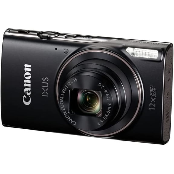 Restored Canon Ixus 285 HS Black, 1076C001(Refurbished)
