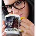 thumbnail image 2 of Vintage Americans Will Always Fight For Liberty 1778 - 1943 Poster, 11oz Two-Tone Yellow Mug, 2 of 7