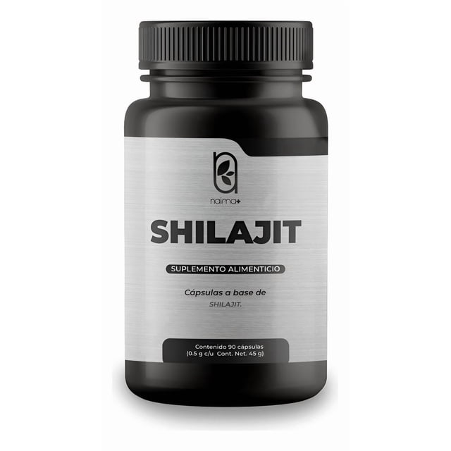Shilajit 90 Cápsulas De 500mg Sin Sabor