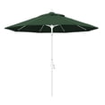 thumbnail image 1 of California Umbrella 9' Patio Umbrella in Hunter Green, 1 of 3