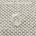 thumbnail image 3 of Bath Mat-Super Absorbent Chenille Bathroom Mats-Rubber Backed Bath Mats for Bathroom Non Slip, Easy Clean Bathroom Rugs Front of Bathtub,Shower Room,Sink-24×36, Beige&Cream, 3 of 6