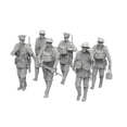 thumbnail image 2 of Runquan 6 Pcs Figurines de Soldat Modèles Miniatures pour Scène Miniature 3cm de Haut, 2 of 8