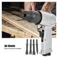 thumbnail image 3 of Professional Handheld Jack Hammer Pistol Gas Shovels 150mm Air Hammer Small Rust Remover Pneumatic Tools With 4 Chisels ,Wide Use, 3 of 6