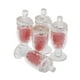 thumbnail image 4 of 5 unidades de miniaturas de caramelos para casa de muñecas en tarros transparentes, minibotellas para escala 1:12, color rojo oscuro, 4 of 9