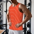 thumbnail image 5 of Logiee Salmon Fish Meat Print Men's Workout Tank Top,Quick Dry Workout Tank Top,Gym Muscle Tee,Fitness Bodybuilding Sleeveless T Shirt-Large, 5 of 7