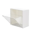 thumbnail image 2 of Likrtyny Caja Almacenamiento Montada en La Pared Soportes Pared para Bastoncillos Algodón Con Solapa Transparente, 2 of 3