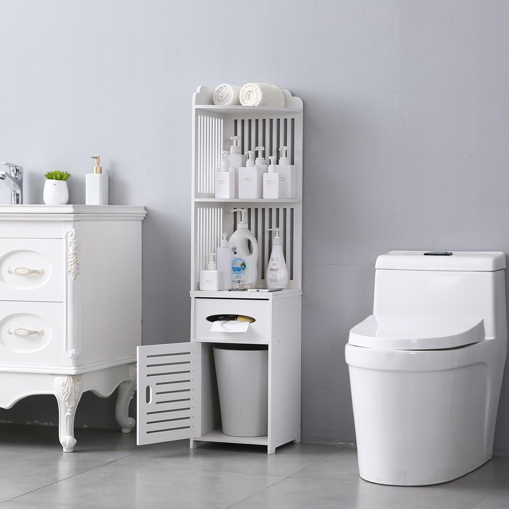 Ktaxon Floor Cabinet, Multifunctional Bathroom Storage Cabinet with 3 ...