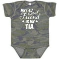 thumbnail image 3 of Inktastic My Best Friend is My Tia with Hearts Boys or Girls Baby Bodysuit, 3 of 5