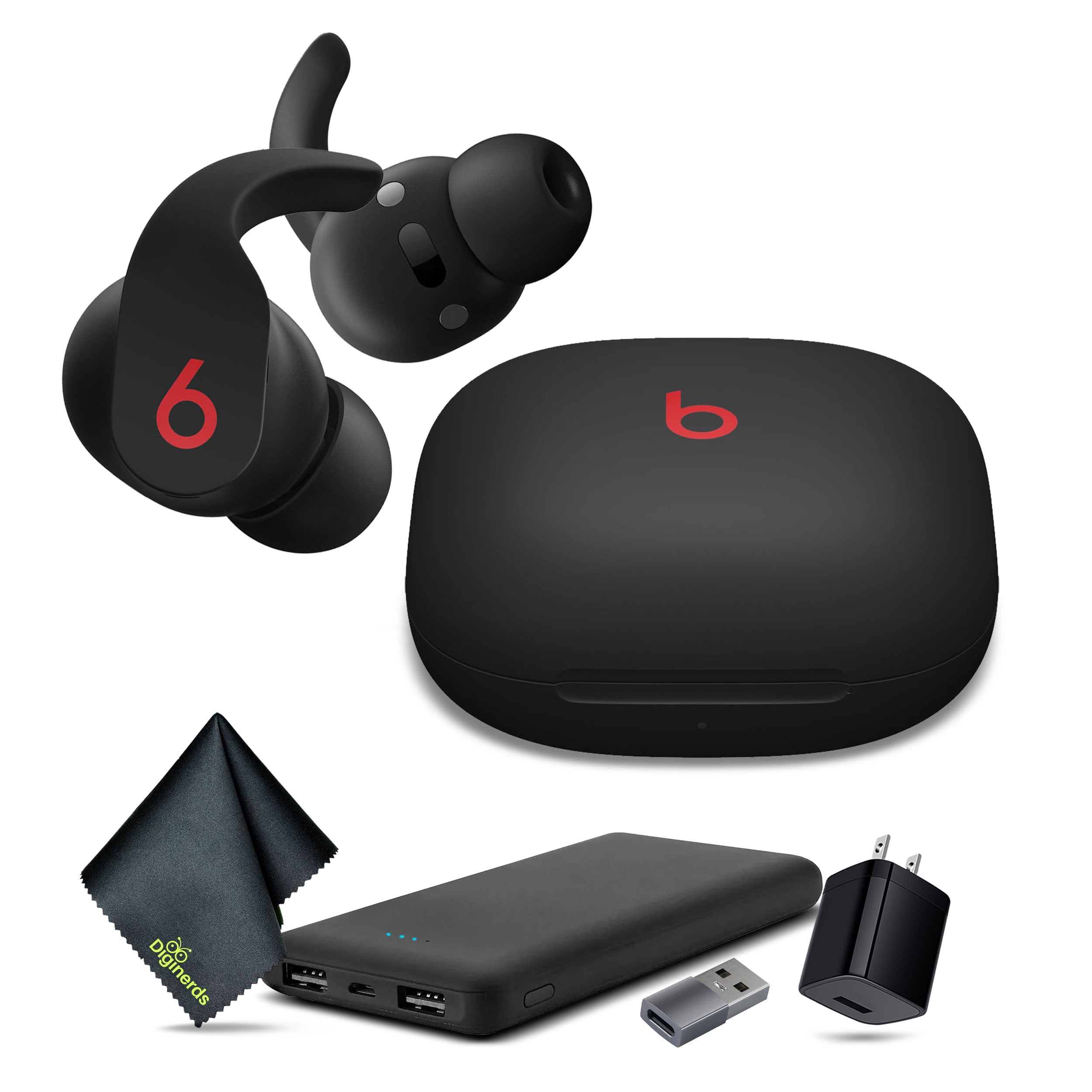 Beats Solo3 Wireless On-Ear Headphones (Matte Black / Icon) Bundle