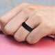thumbnail image 5 of 4 Piezas 5,7 mm Popular para Hombres, Mujeres, Anillos de Silicona, Anillo de Bodas de Silicona, Ambiental, Deportes Al Aire Libre, Ring 4, 5 of 5