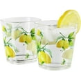 thumbnail image 4 of Reston Lloyd 76419 6pc Acrylic Drinkware Set 14oz  Fresh Lemons, 4 of 4