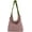 Red, variant on Kukuzhu Canvas Hobo Bag Tote Bag Women Large Stripe Shoulder Bag Chic Crossbody Bag