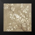 thumbnail image 2 of Nai, Danhui 20x20 Black Modern Framed Museum Art Print Titled - White Cherry Blossoms II Neutral Crop, 2 of 5