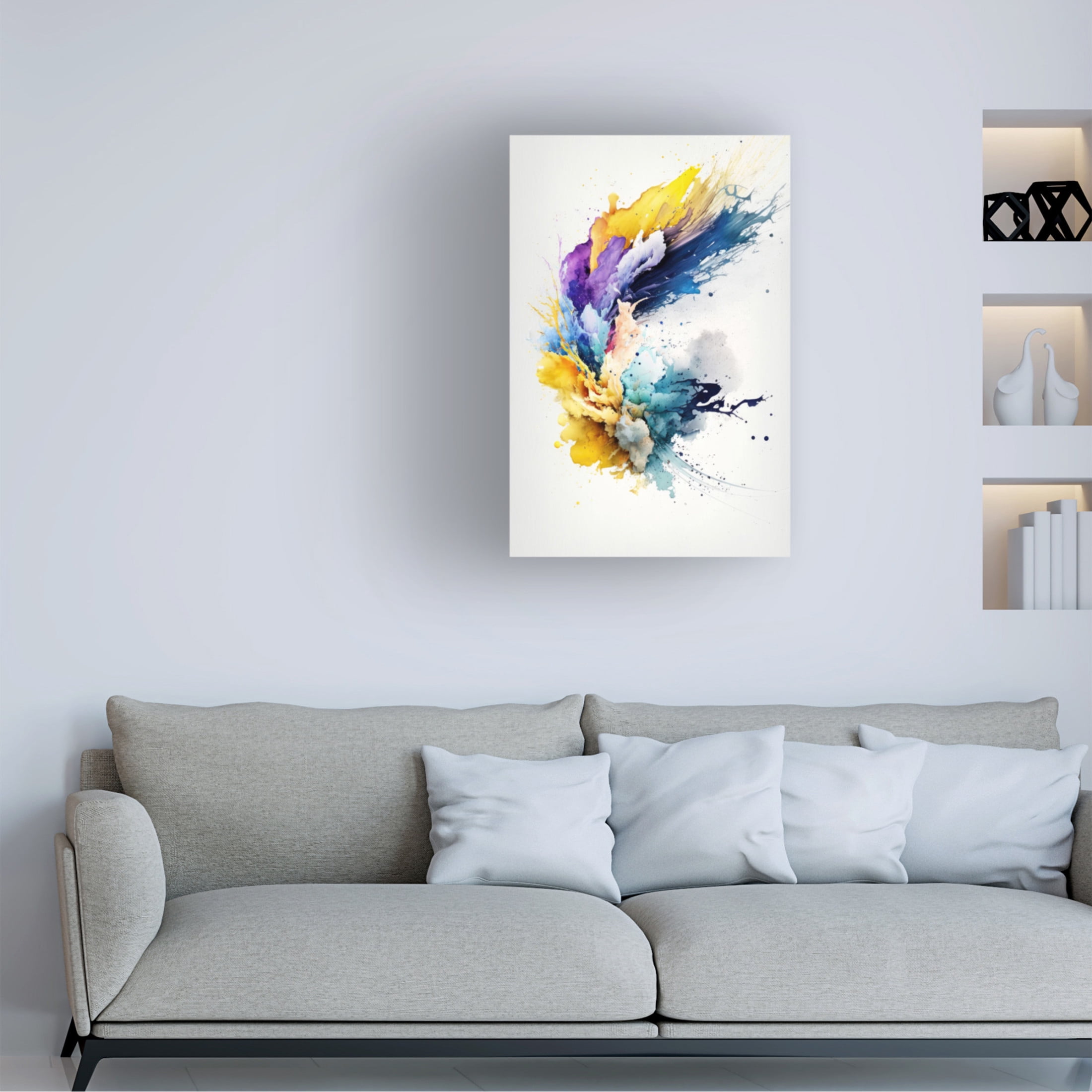 Trademark Fine Art Mauro  Mystic Fluidity Canvas Wall Art