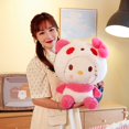 thumbnail image 4 of 70cm Sanrio My Melody Kuromi Cosplay Panda dibujos animados Anime lindo peluche juguetes Kawaii muñeca de peluche suave niña regalo de cumpleaños, 4 of 4
