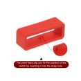 thumbnail image 4 of Uxcell 6pack Watch Strap Loop Fastener Rings 18mm Rubber Watch Holder Keeper Red, 4 of 6