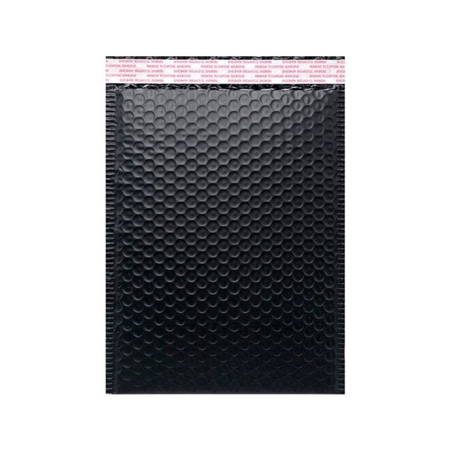 Bolsas de burbujas impermeables para correo (negras), 11 x 15 + 4,5 sobres acolchados con burbujas, forrados, autosellados, color negro, 5 bolsas de burbujas impermeables para correo.