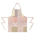 thumbnail image 2 of Pioneer Flower Floral Print Pattern Apron-Garden Aprons for Women with Pockets-Cotton Linen Waterproof Kitchen Cooking Gardening Aprons Adjustable for Kitchen,Cooking,BBQ and Salon 33x27 Inch, 2 of 7